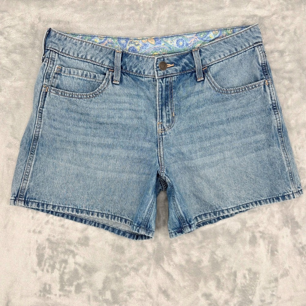 Hollister Shorts Womens 12 Fits 34x5.5 Low-Rise Baggy Short Y2K Style Boho Retro
